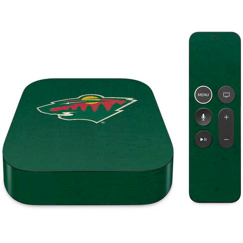NHL Minnesota Wild Distressed Apple TV Skin
